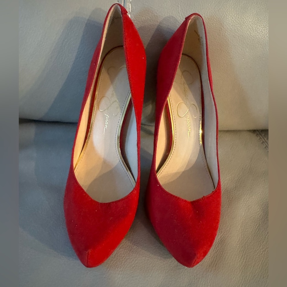 Jessica Simpson platform heels